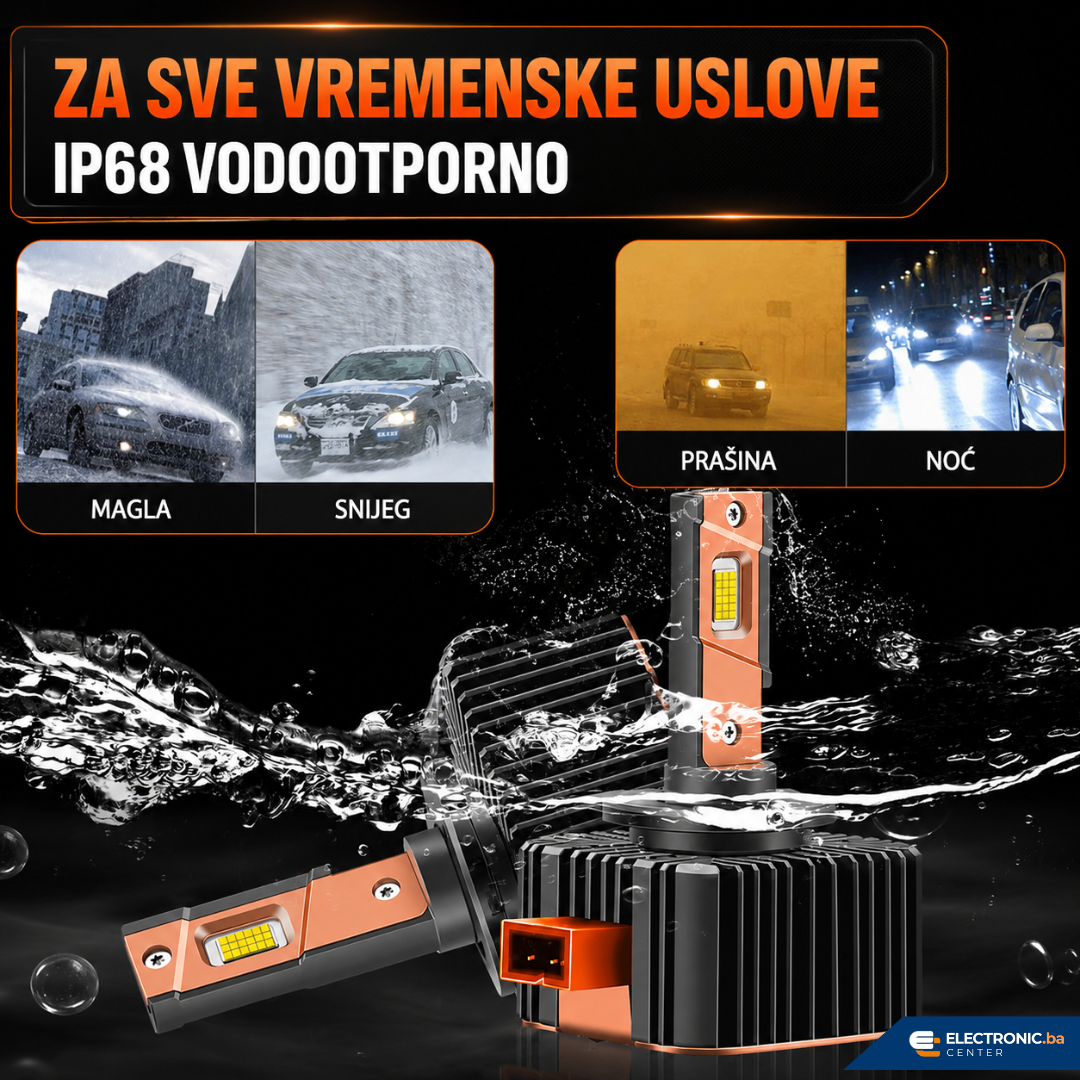 Auto sijalica LED D1S 6000K ROADSUN