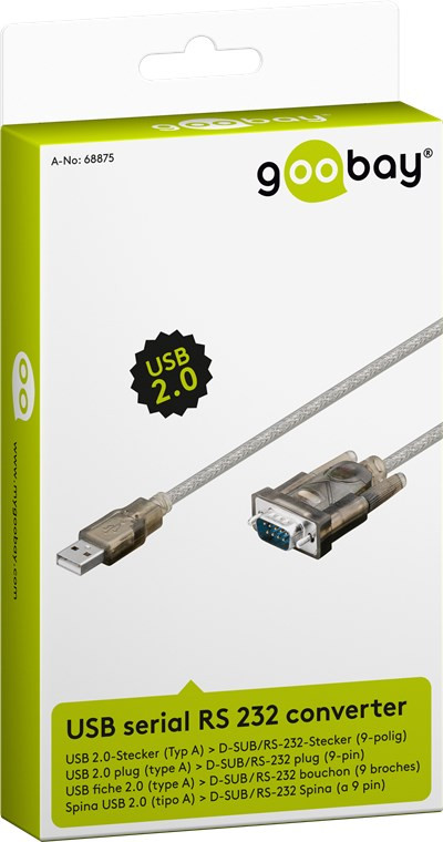 Konverter USB-A na D-SUB 9PIN1.5m GOOBAY