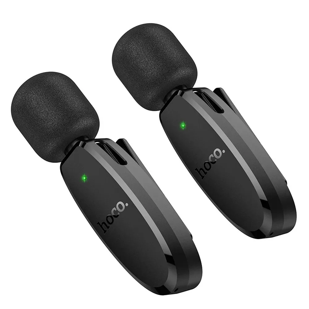 Bežični mikrofon bubica sa Lightning i USB-C konektorom HOCO L15 SET 2/1