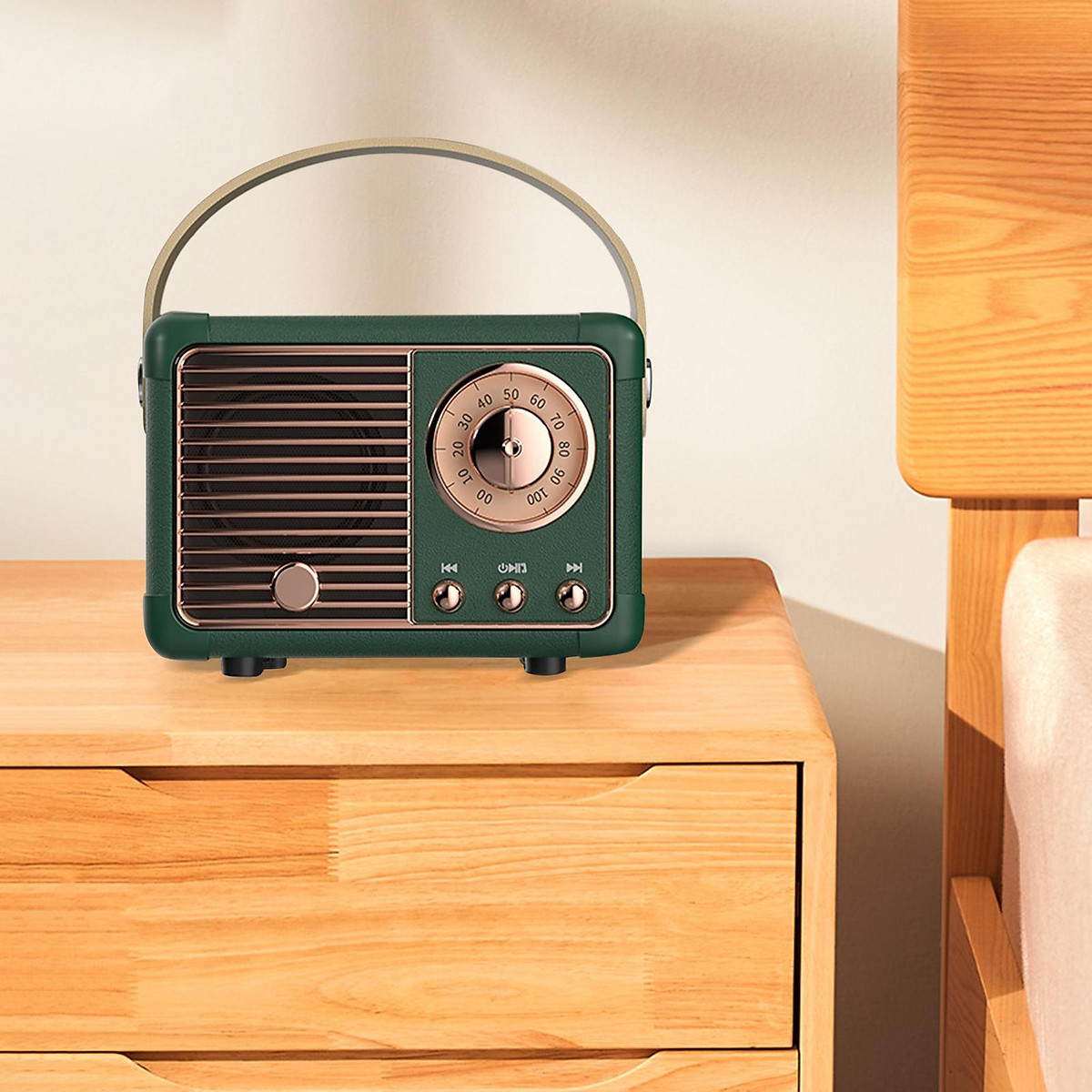 Bežični retro bluetooth mini radio HM11 zeleni