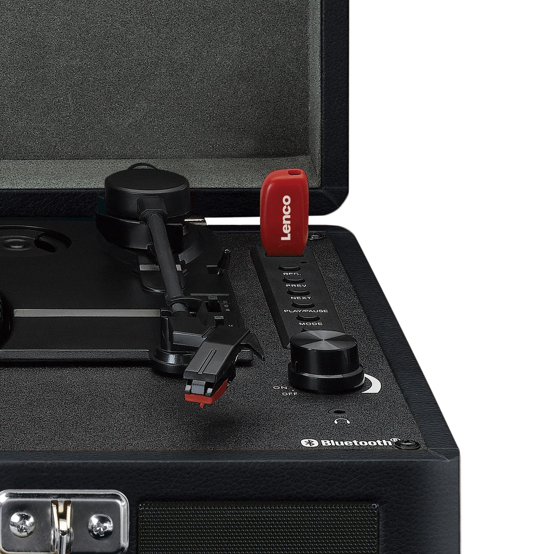 Elegantni retro gamofon sa USB snimačem LENCO TT-115BK