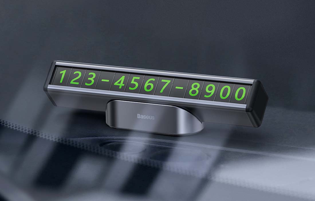 Parking tablica za prikaz broja telefona BASEUS
