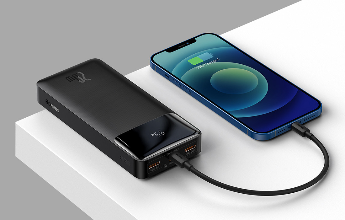 Powerbank BASEUS 30000mAh 20W, brzo punjenje telefona