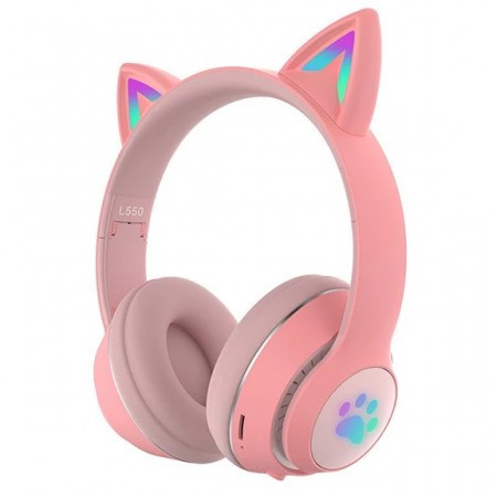 Bežične bluetooth slušalice BORG L550 Pink