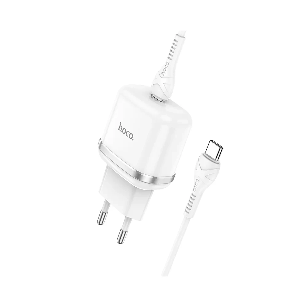 Punjač i kabal  HOCO N24 USB-C 20W bijeli
