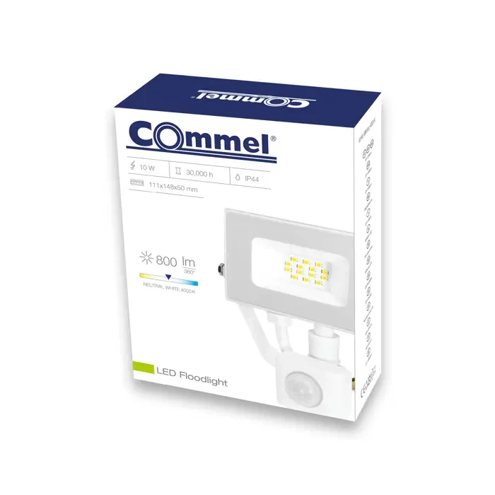 LED reflektor sa senzorom pokreta 10W 4000K IP44