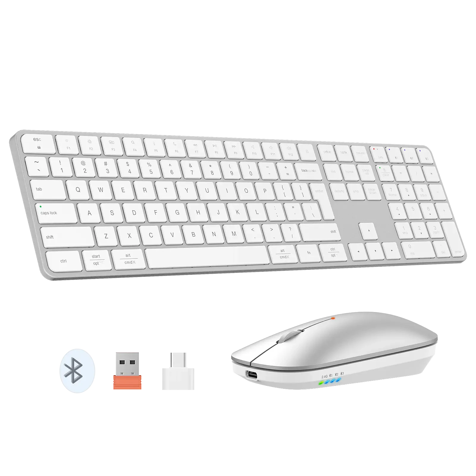 Bežični bluetooth slim set tastatura + miš MEETION iKey C230MW