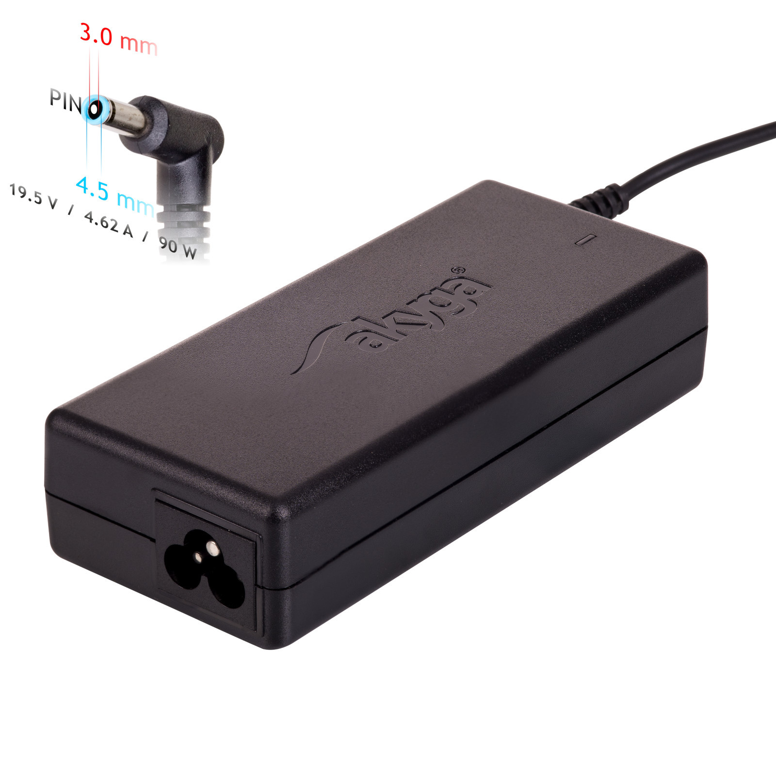 Punjač za laptop DELL 19.5V 90W 4.5x3.0mm+pin AKYGA