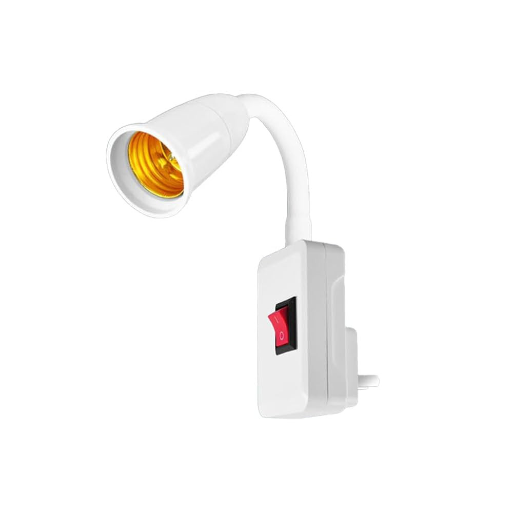 Fleksibilna lampa E27 za utičnicu sa prekidačem