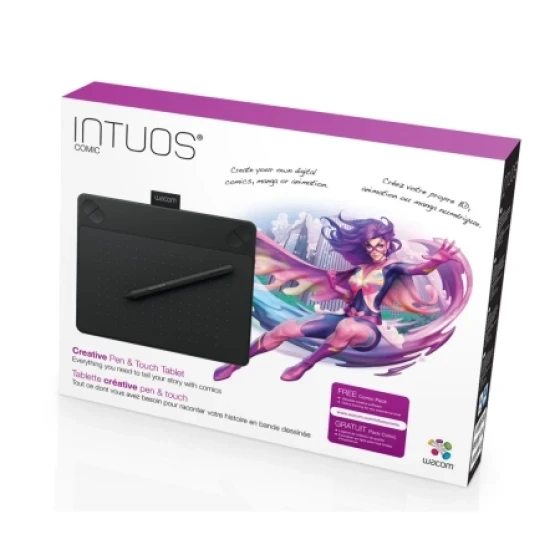 Grafički tabčet WACOM Intuos sa bluetooth black manga - slika 2