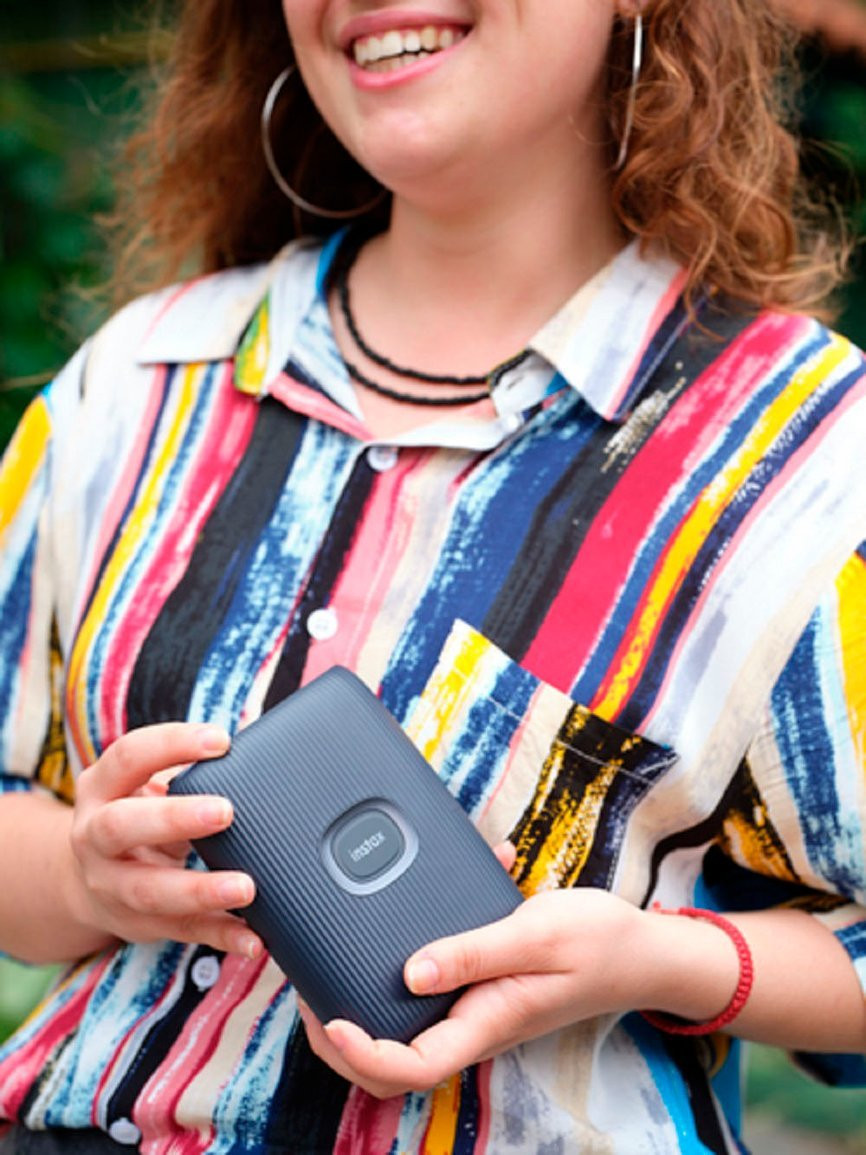 FujiFilm INSTAX MINI set sa printerom u plavoj boji, filmovima i albumom