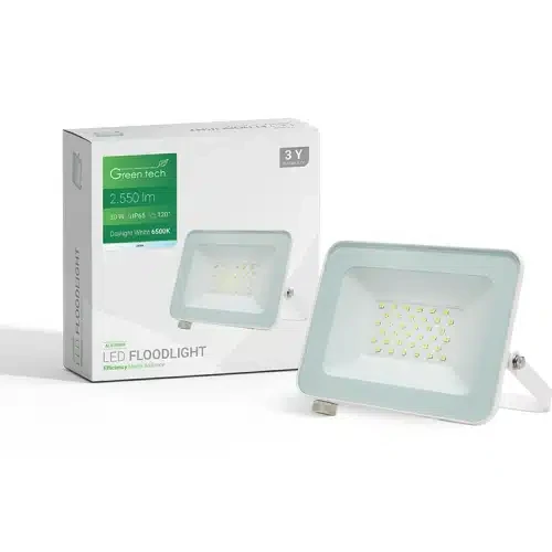 LED reflektor 30W 6500K IP65 GREEN TECH ALX-30WH