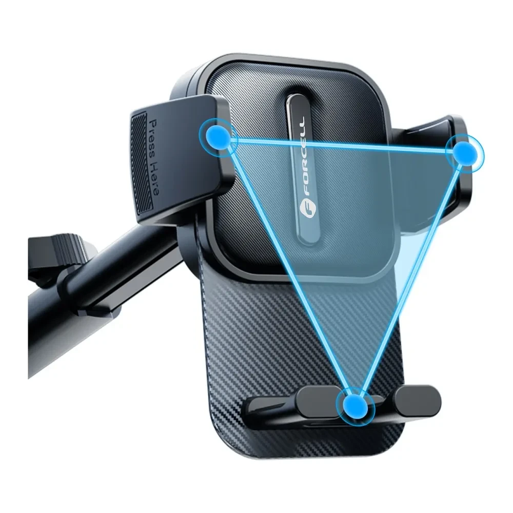 Univerzalni vakumski auto nosač za telefon FORCELL Guardian