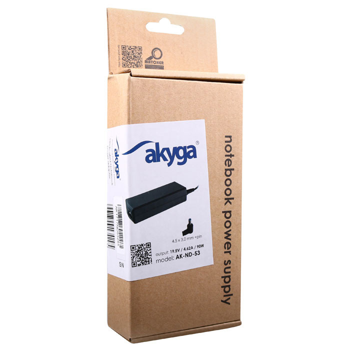 Punjač za laptop DELL 19.5V 90W 4.5x3.0mm+pin AKYGA