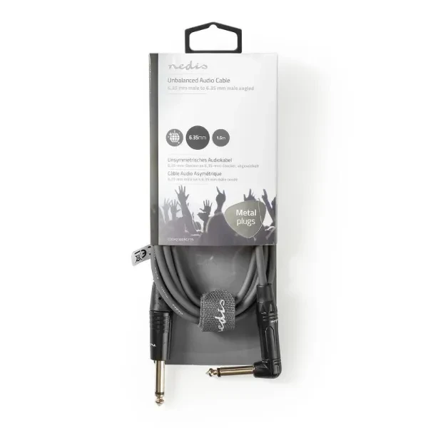 Mikrofonski kabal NEDIS 6.35mm 1.5m COTH23005GY15