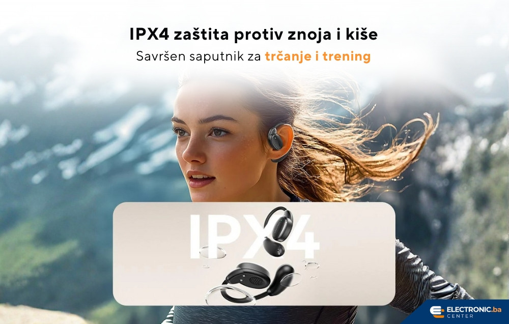 Bežične bluetooth slušalice VENTION OpenBeat O15 crne