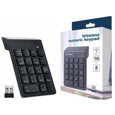 Bežična numerička tastatura GEMBIRD KPD-W-02