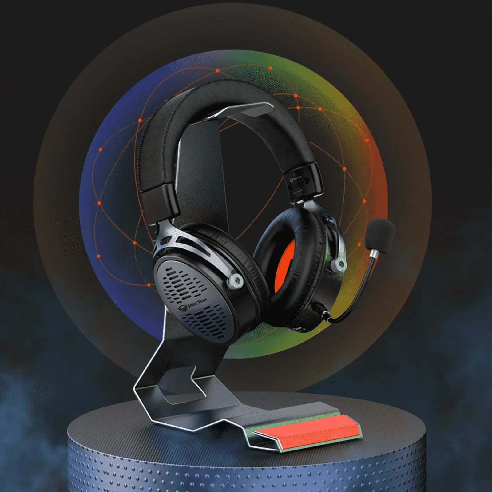 Bežične bluetooth gaming slušalice MEETION BTH013 crne