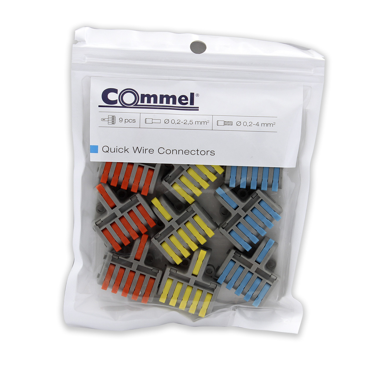 Brze spoinice za kablove COMMEL 1-5, 0,2 - 2,5 4mm2 SET 9/1