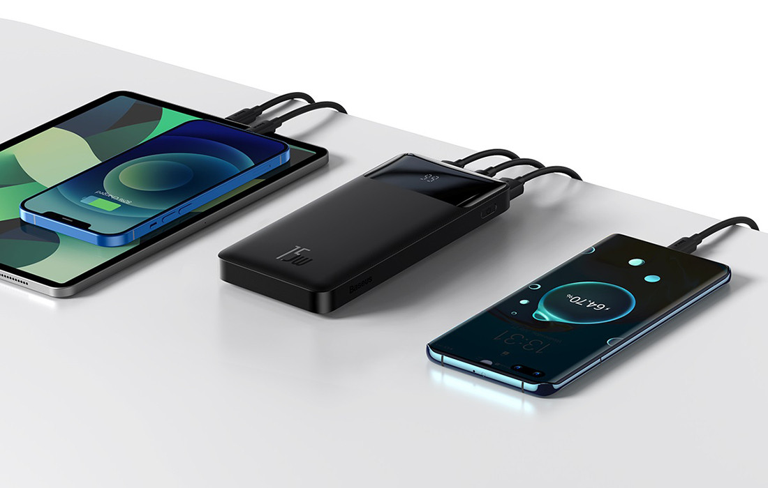 Powerbank BASEUS 10.000mAh 15 omogućava punjenje više uređaja