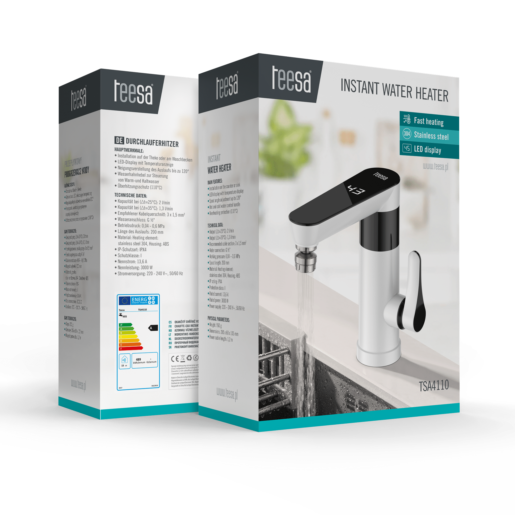 Električna česma sa protočnim bojlerom TEESA TSA4110