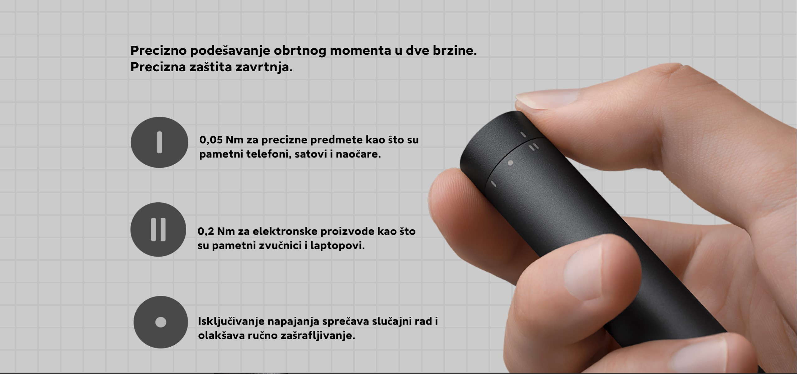 Električni set preciznih odvijača 24/1 XIAOMI Mi