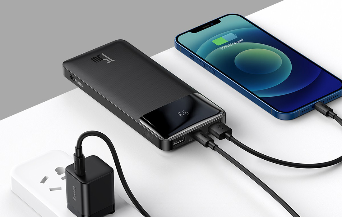 Powerbank BASEUS 10.000mAh 15 punjenje mobitla
