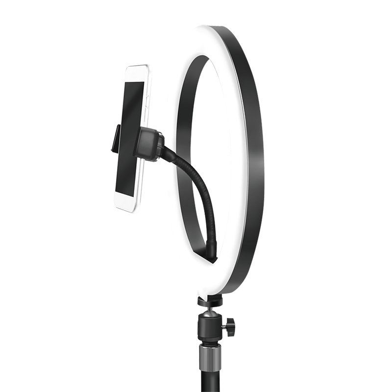 Podesivi LED Ring 25cm sa stalkom i držačem za mobitel LOGILINK