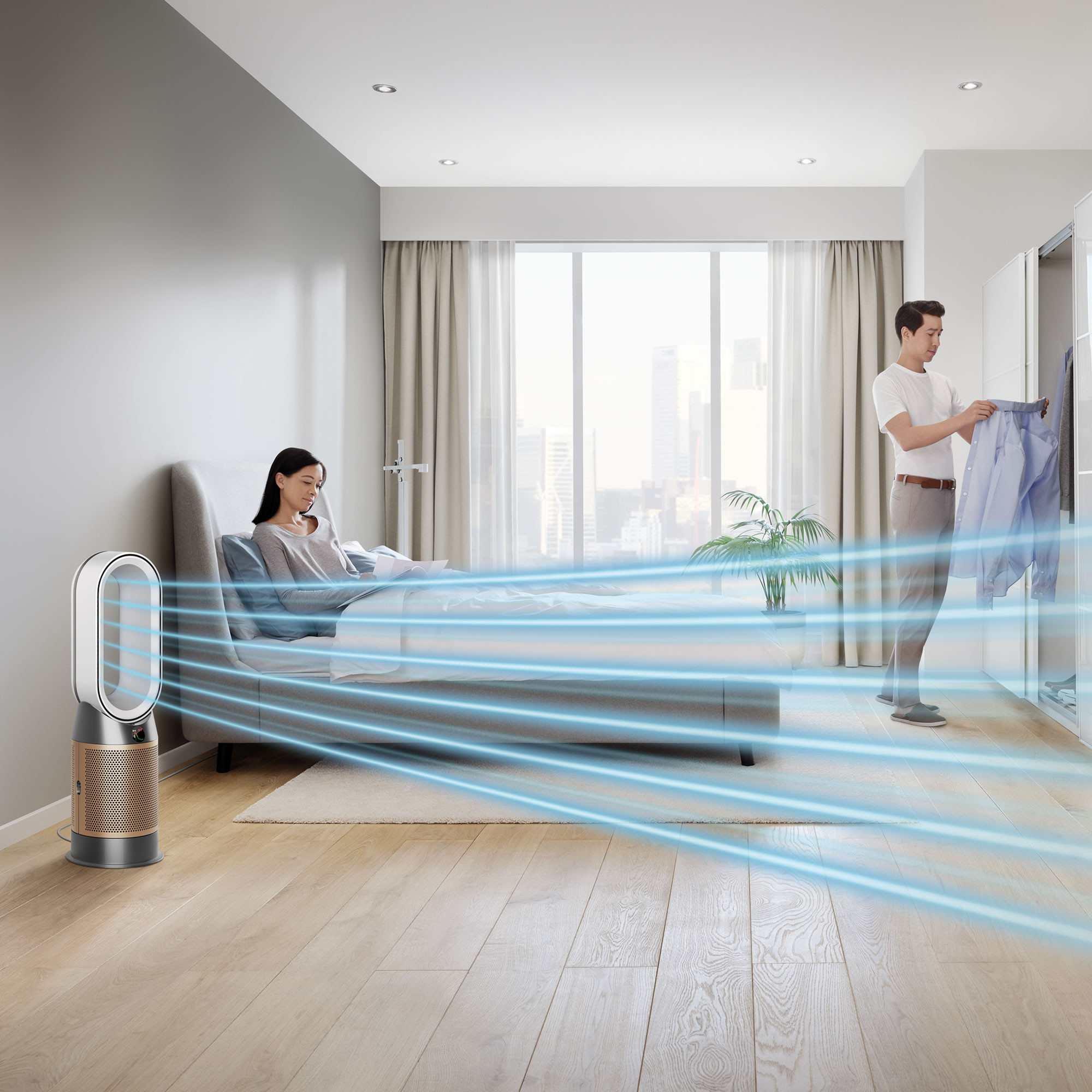 Pročišćivač Dyson Pure Hot & Cool Formaldahyde HP09 Nickel/Gold