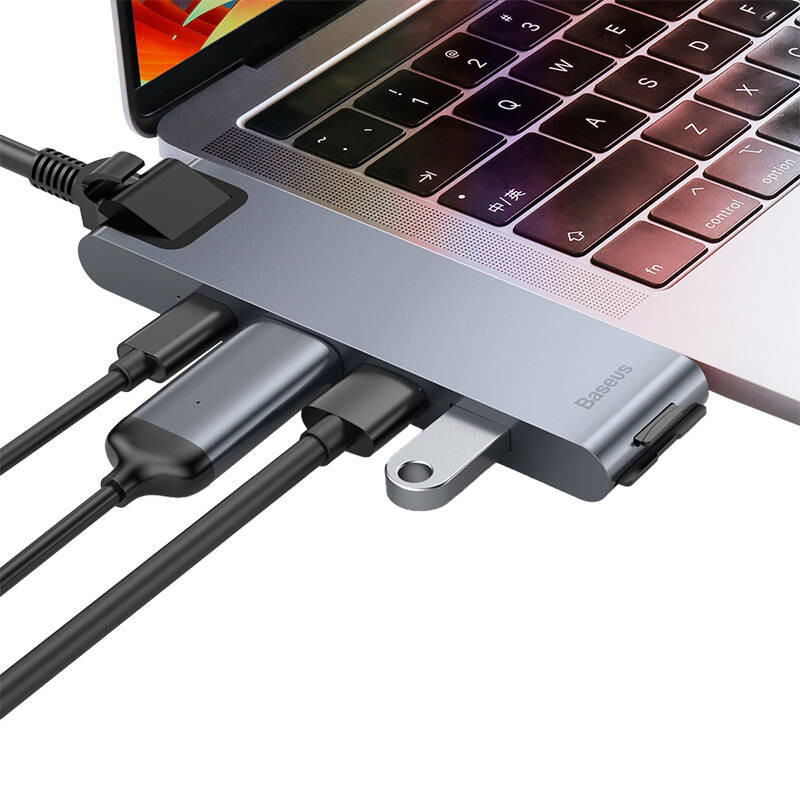 Multiport 7u1 BASEUS za MacBook USB-C HUB