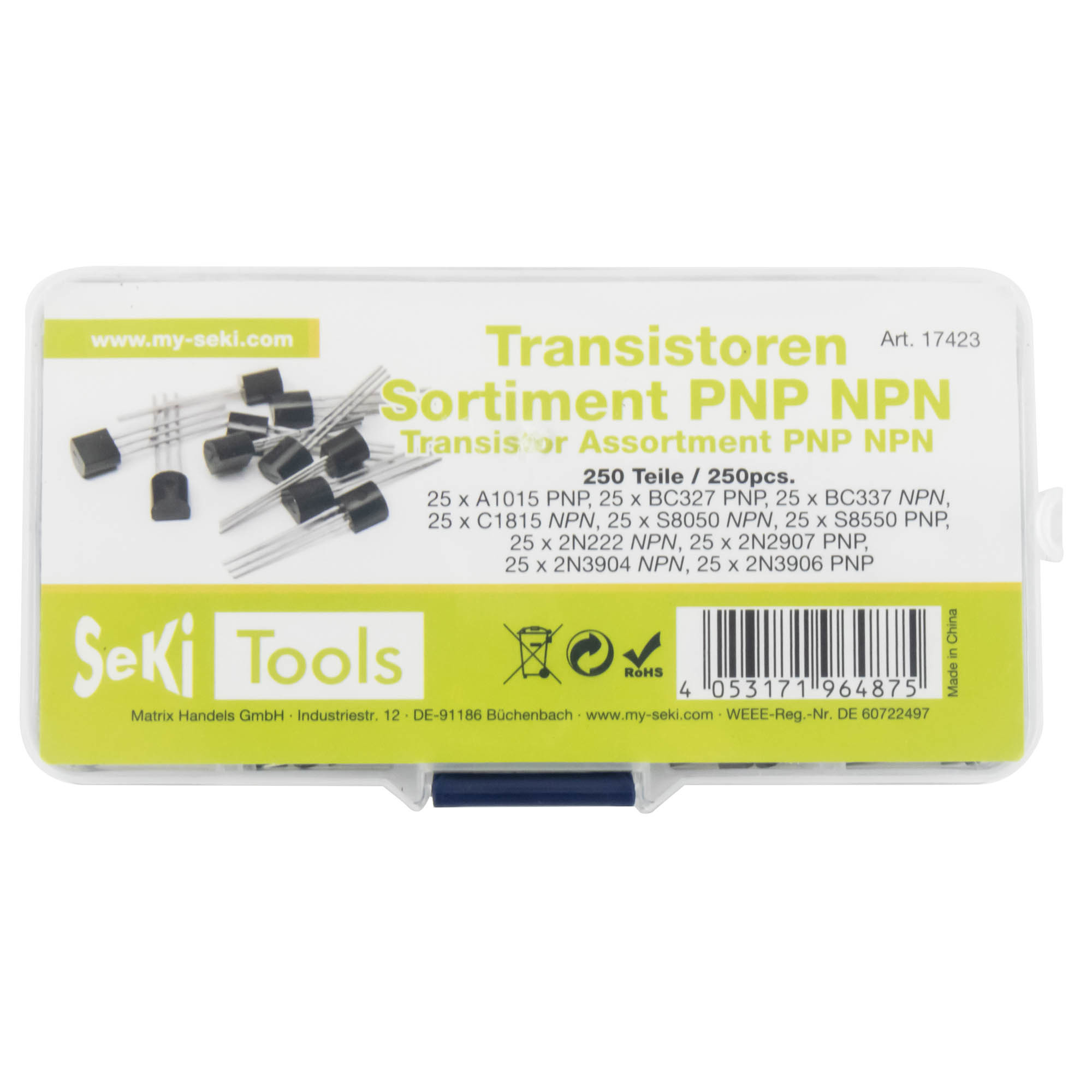 Set tranzistora PNP NPN 250 komada SEKI