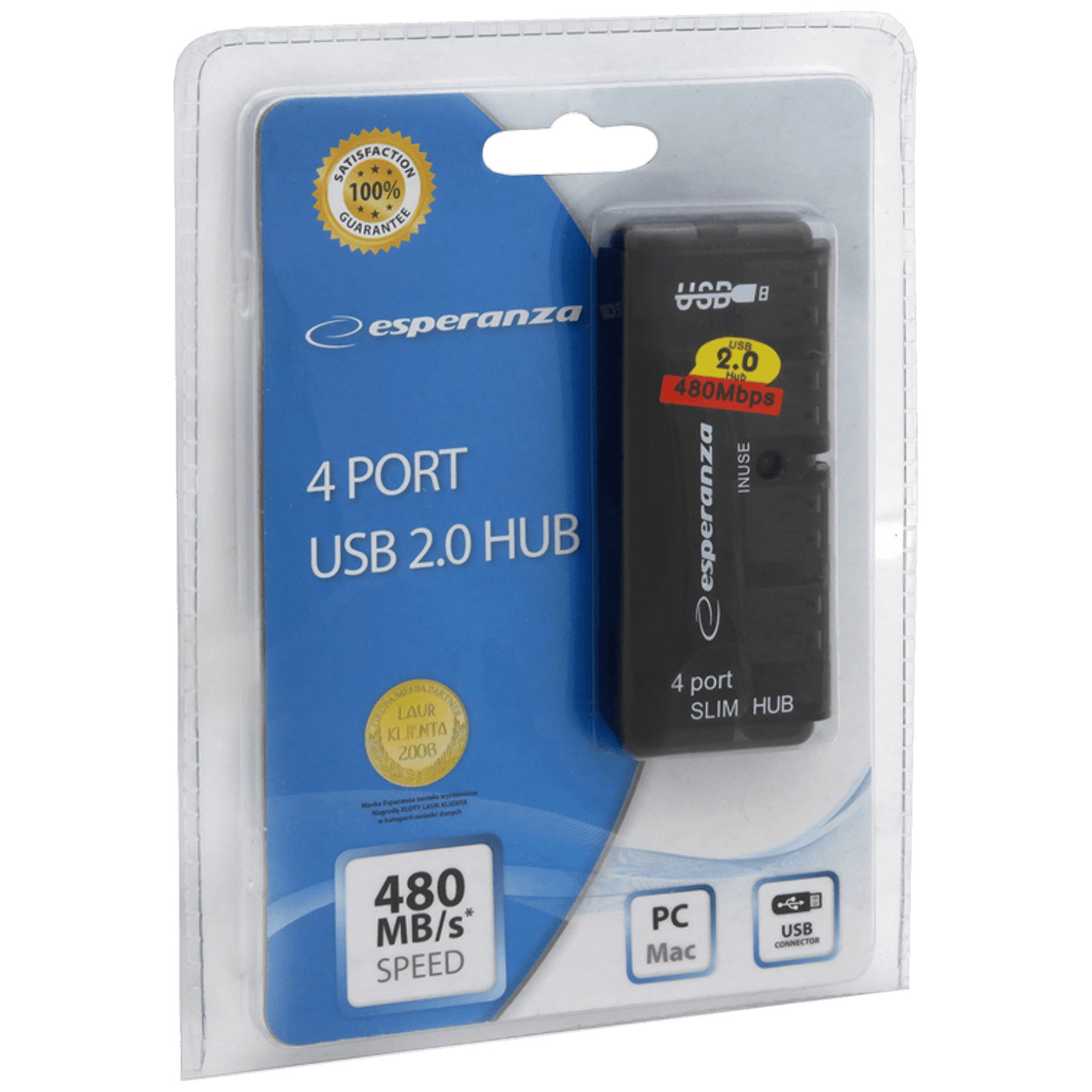 USB HUB ESPERANZA 4u1