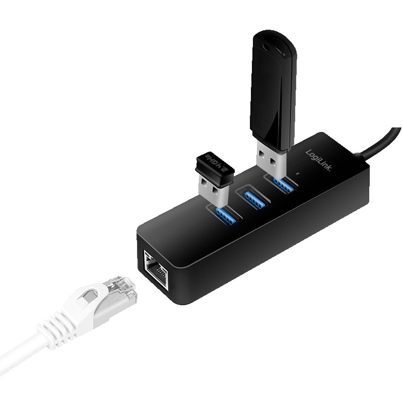 USB HUB LOGILINK 4u1 15cm