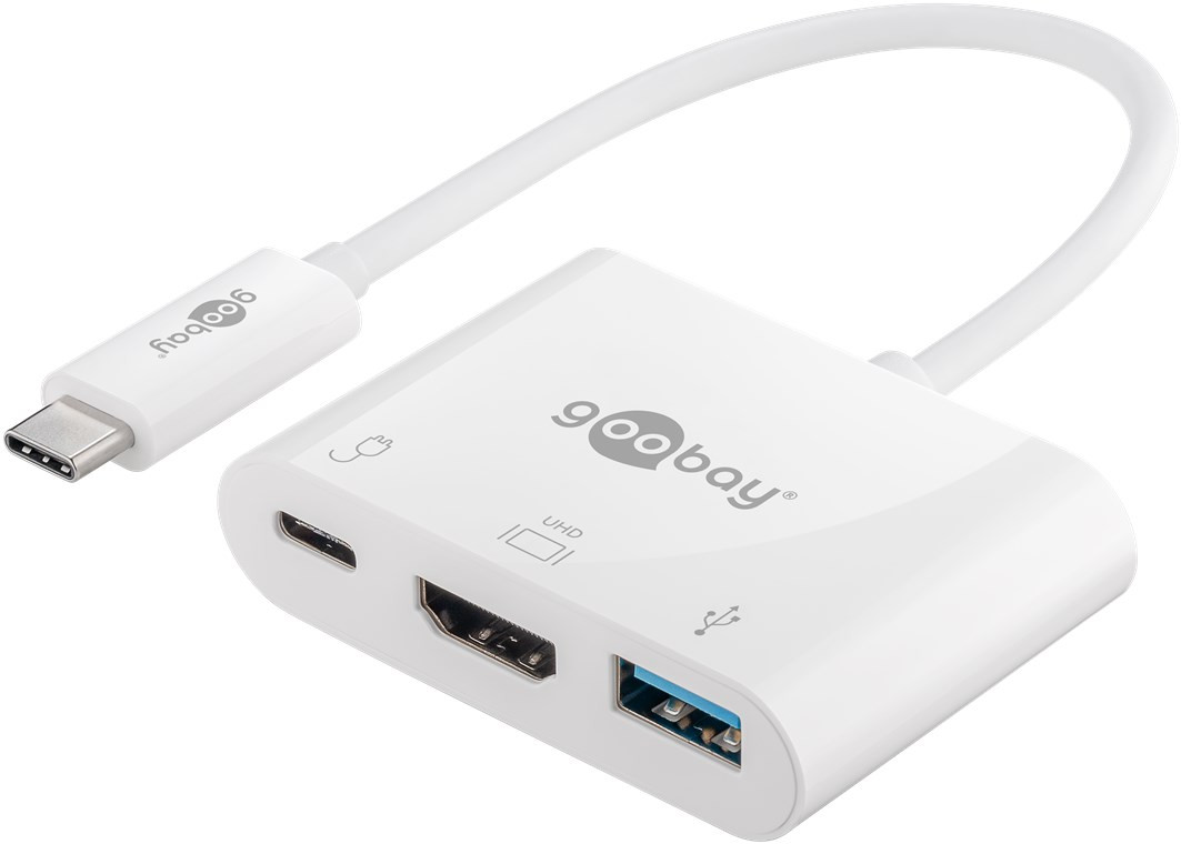 Multiport GOOBAY 3 u 1 USB-C hub 60W