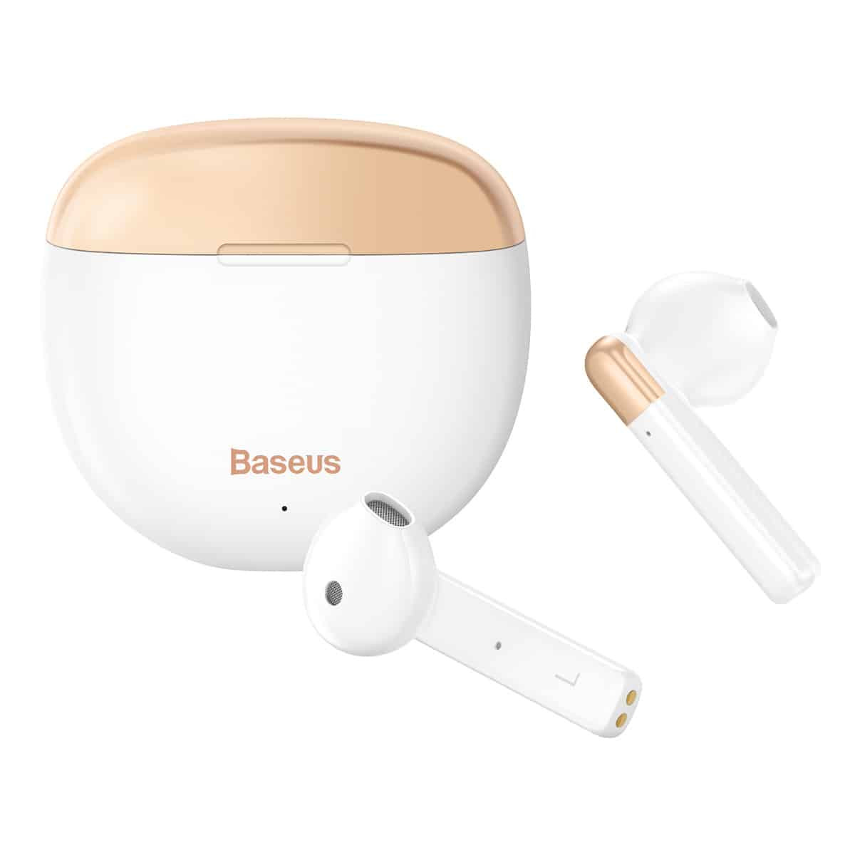 Bežične bluetooth slušalice TWS ENCOK TRUE BASEUS bijele