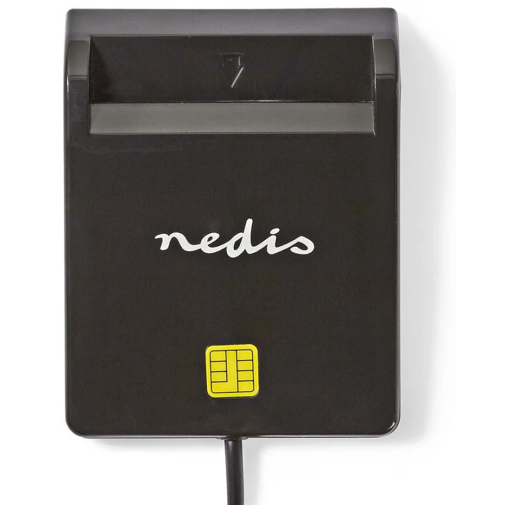 Čitač smart kartica i ličnih dokumenata NEDIS CRDRU2SM2BK