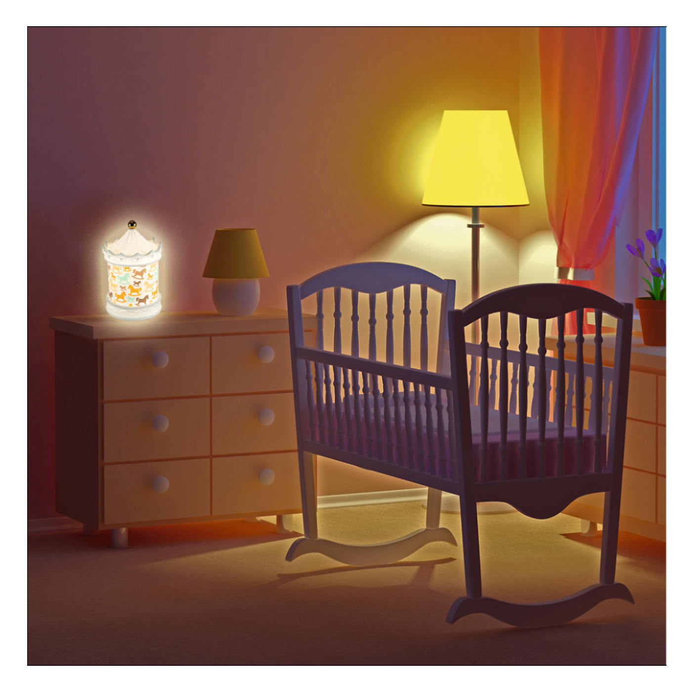 Dekorativna LED rasvjeta vrteška HOME