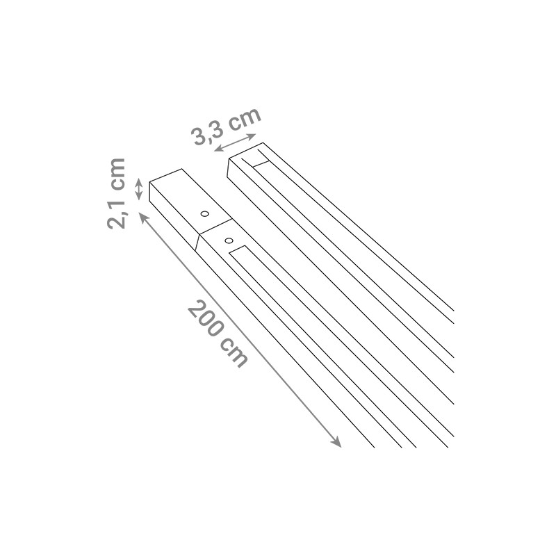 Šina crna GREEN TECH