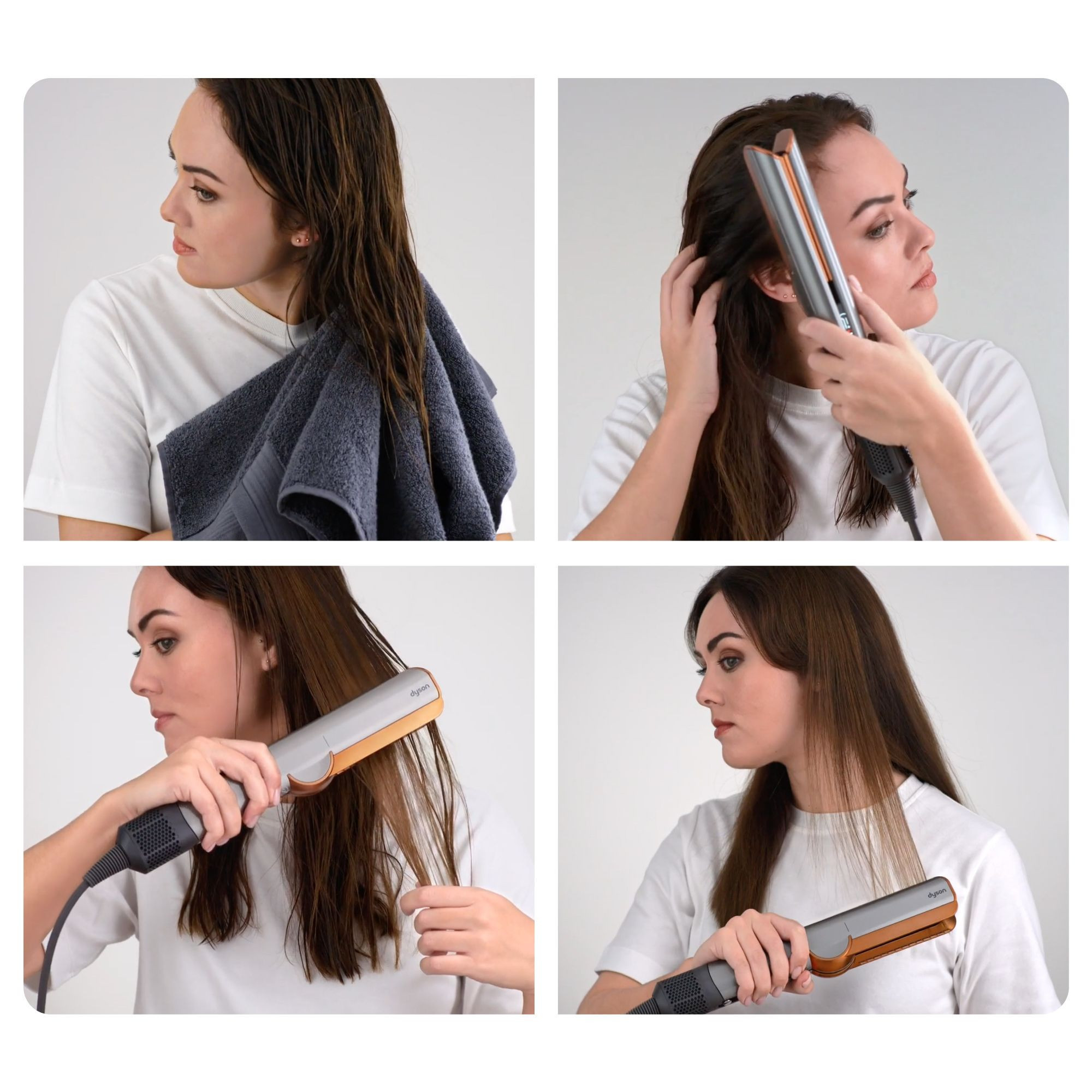 Pegla za kosu DYSON Airstrait Strawberry Bronze / Blush Pink