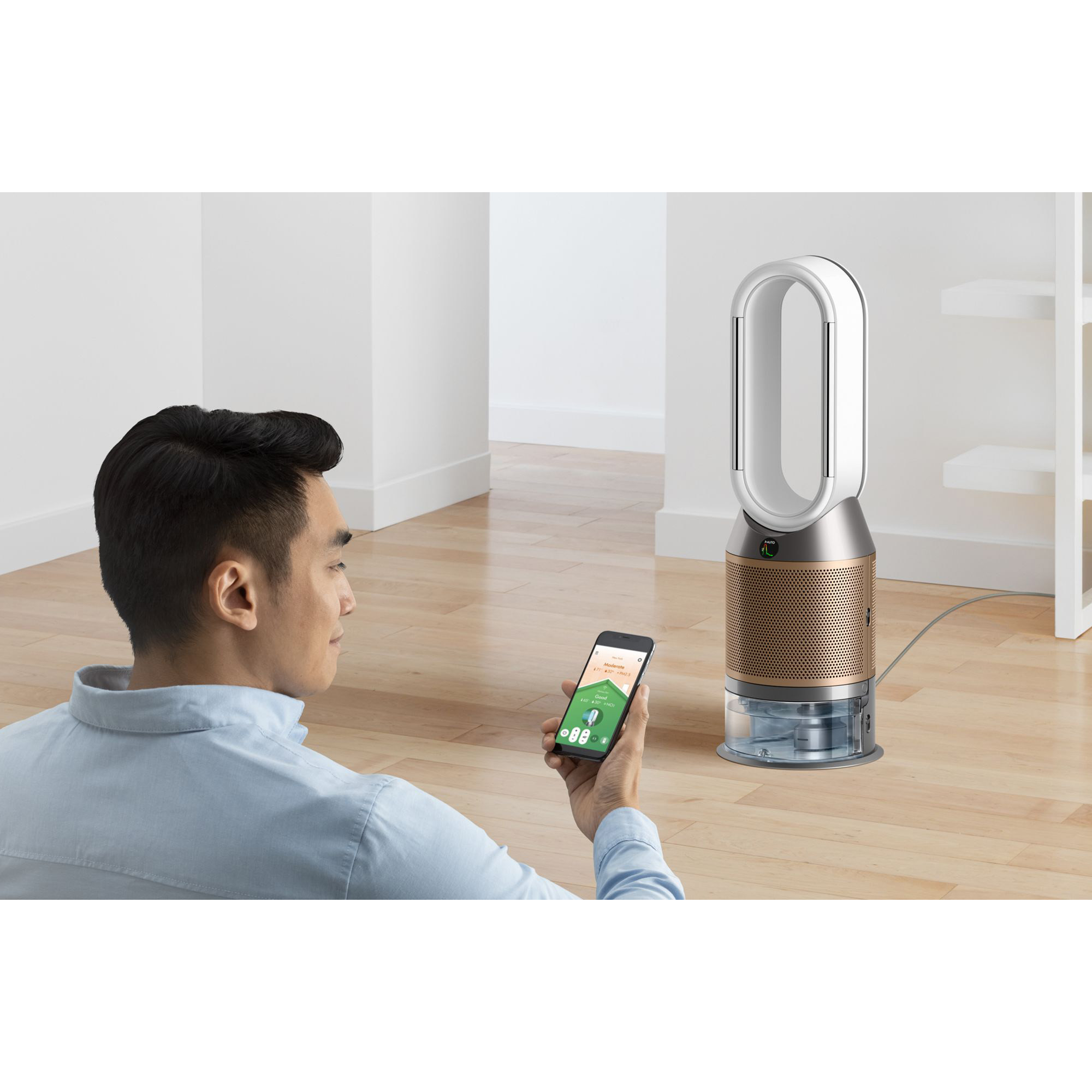 Pročišćivač, ovlaživač i ventilator DYSON PH05 Purifier Humidify+Cool PH2 De-NOx White/Gold