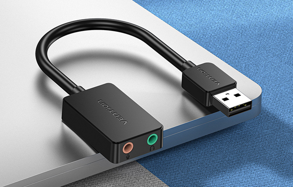 Externa USB zvučna kartica 2 x 3.5MM VENTION 0.15m