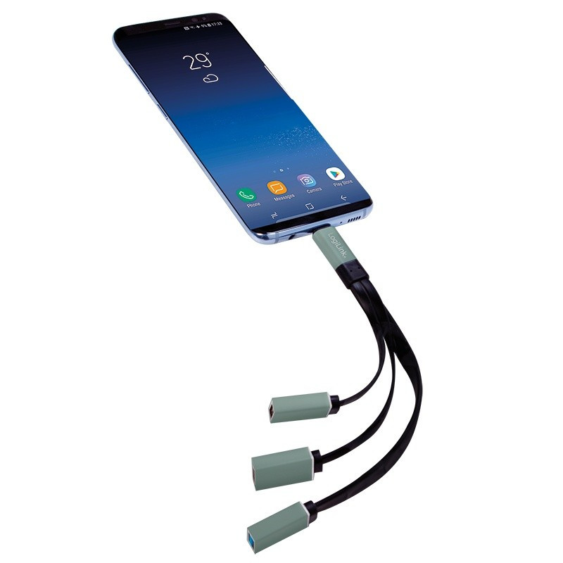 USB-C HUB LOGILINK 3u1