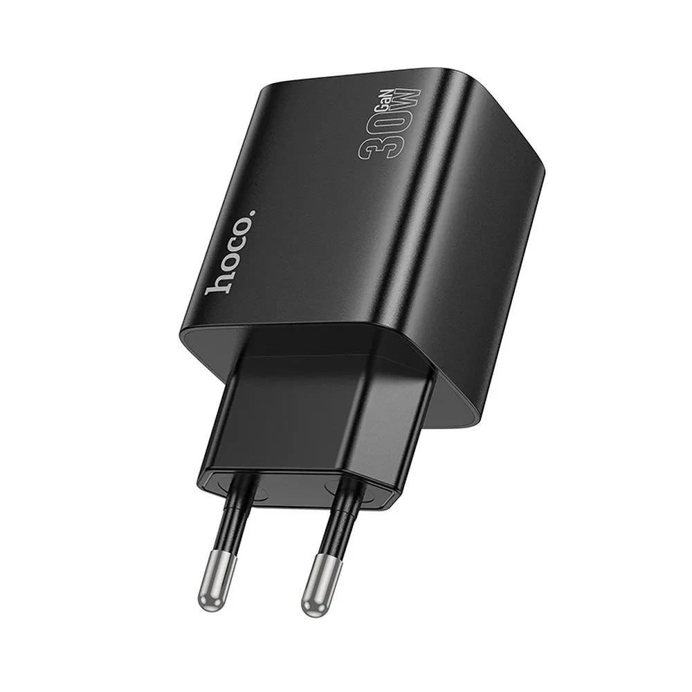 Punjač 2xUSB-A 2xUSB-C 30W HOCO N56 crni