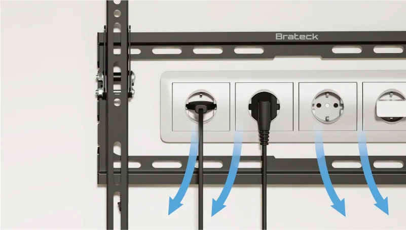 Fiksni slim nosač za TV 32"-75" 45kg BRATECK KL32-44T