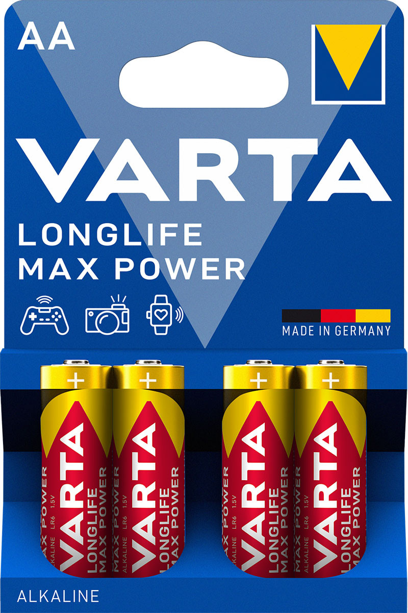Baterija AA VARTA Longlife Max Power SET 4/1