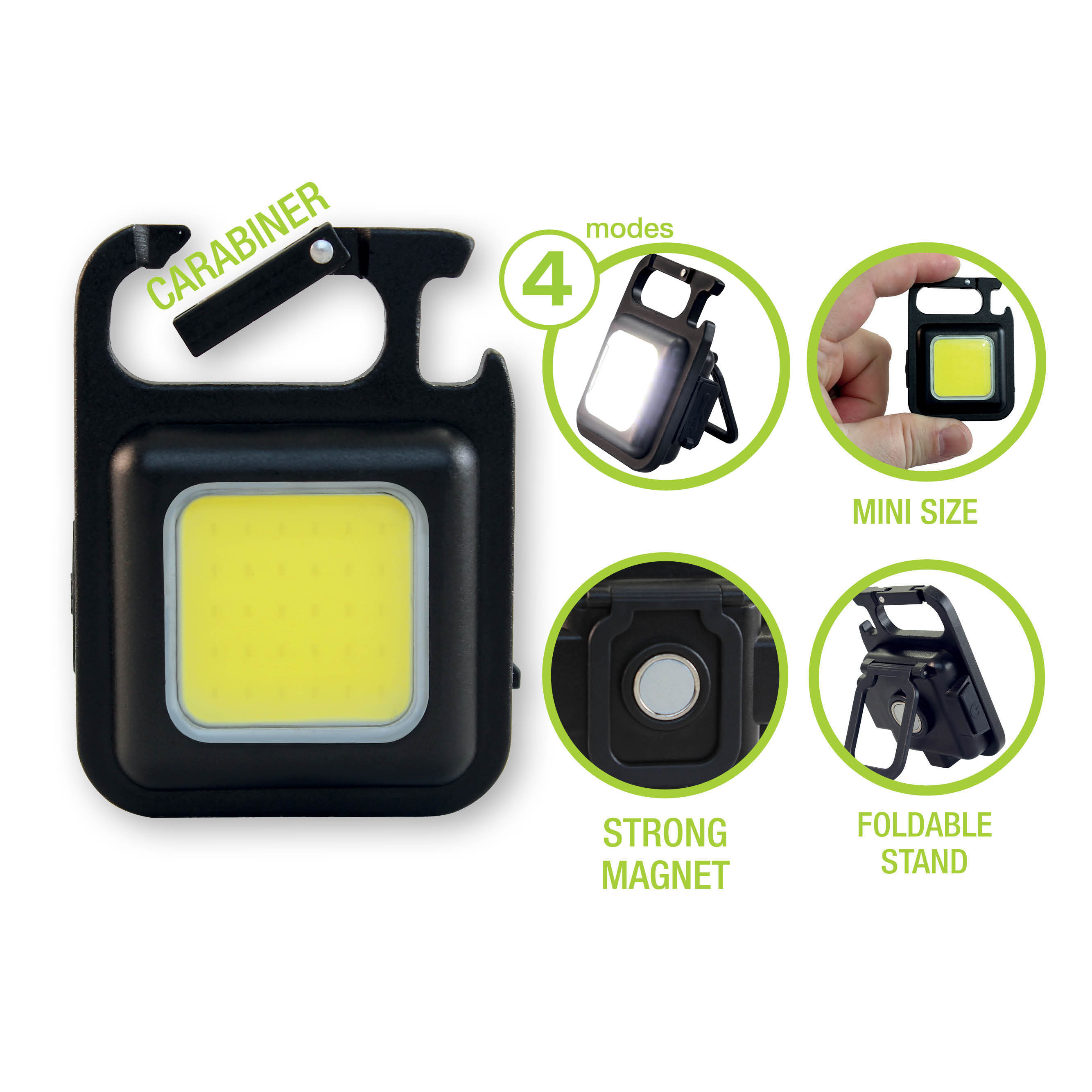 Punjiva multifunkcionalna LED svijetiljka 10W 500Lm IP44 COMMEL