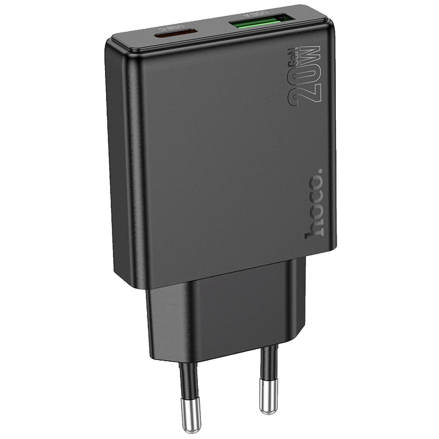 Punjač 20W 1x USB-A 1x USB-C HOCO N38 - slika 2
