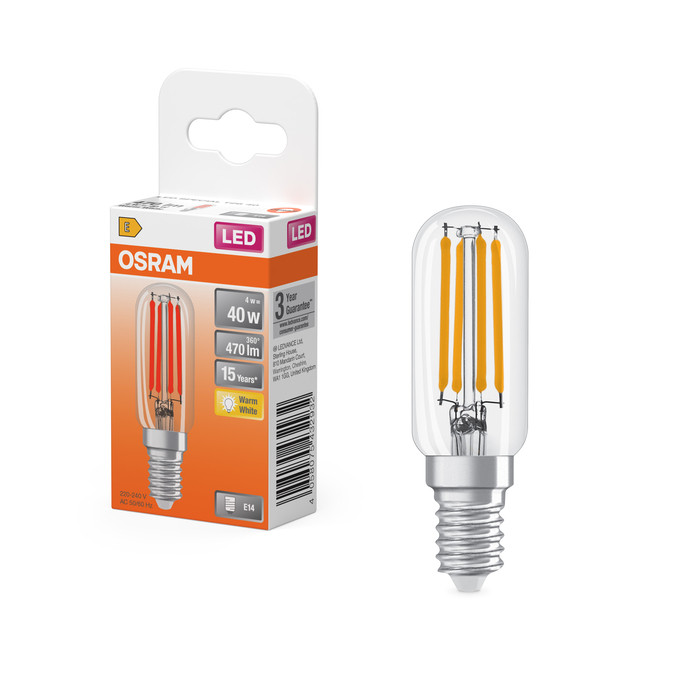 LED sijalica za kuhinjsku napu filament E14 T26 4W 230V OSRAM