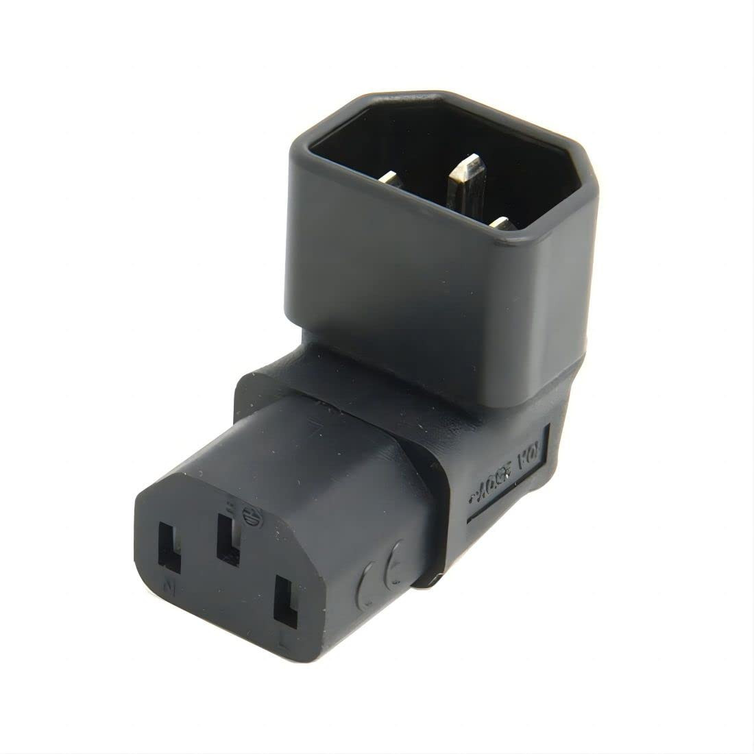 Ugaoni napojni adapter C13 na C14