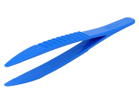 Pinceta plastična za elektroniku 125mm ravna
